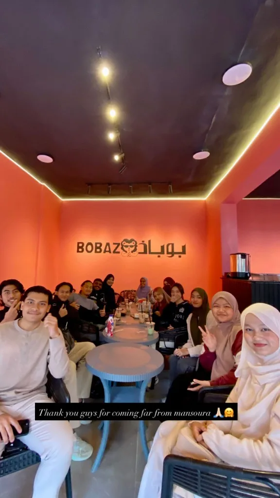 Guests visiting Bobaz from across Egypt